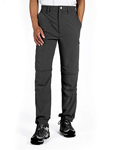 Mens Hiking Stretch Pants Convertible Quick Dry Lightweight Zip