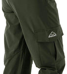 Rdruko Women's Outdoor Quick Dry Hiking Pants Lightweight Waterproof with Zipper Pockets Green Small