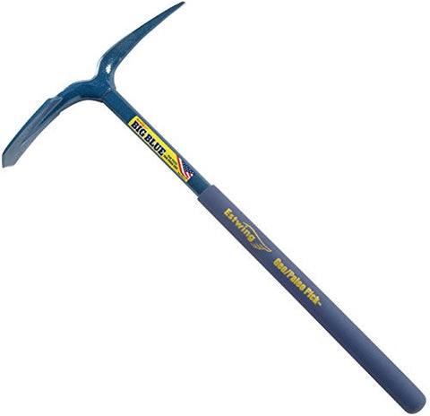 Estwing Geo/Paleo Rock Pick - 25" Geological Tool with All Steel Construction & Vinyl Cushion Grip - GP-100,GP100,Blue