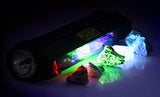 11 Watt Enhanced Short Wave (254nm) UV Blacklight Built In LED Spotlight w/Fluorescent Mineral Rock Samples