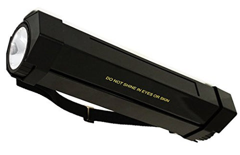 11 Watt Enhanced Short Wave (254nm) UV Blacklight Built In LED Spotlight w/Fluorescent Mineral Rock Samples