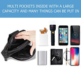 DOUN Tactical Belt Bag EDC Molle Belt Carrying Case for iPhone 8 plus Galaxy Note 9 S9 Or Less than 6.2 inches Smartphone - Black