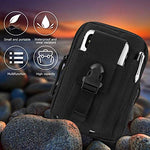 DOUN Tactical Belt Bag EDC Molle Belt Carrying Case for iPhone 8 plus Galaxy Note 9 S9 Or Less than 6.2 inches Smartphone - Black