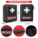ETROL Upgrade First Aid Kit (117 Piece) - Compact, Lightweight, Essential Medical Supplies - Hiking, Emergency Survival, Camping, Home, Travel,