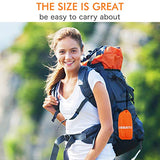 DIBBATU Emergency Survival Sleeping Bag, Thermal Bivy Sack, Waterproof Lightweight, Mylar Sack - Camping Hiking Outdoor (orange-004)