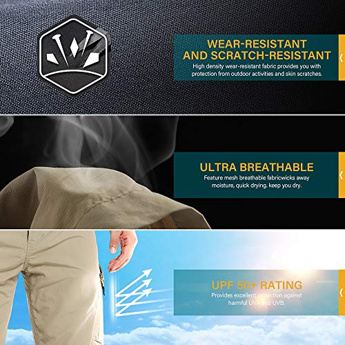 Mens Hiking Stretch Pants Convertible Quick Dry Lightweight Zip Off Ou –  Gear Garb Go