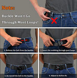 Tactical Belt for Men, Heavy Duty Men's with Tactical Belt Pouch & Tactical Hook