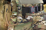 Tactical Belt for Men, Heavy Duty Men's with Tactical Belt Pouch & Tactical Hook