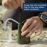 Survivor Filter PRO - Water Filter - Camping, Hiking, Emergency 2 Cleanable 100,000L Membranes + Carbon Filter, Family Prep