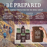 World's Toughest Emergency Blankets | 4 Pack Extra Large Thermal Mylar Blanket - Hiking, First Aid Kits, Outdoor Survival | Green