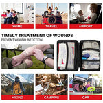 ETROL Upgrade First Aid Kit (117 Piece) - Compact, Lightweight, Essential Medical Supplies - Hiking, Emergency Survival, Camping, Home, Travel,